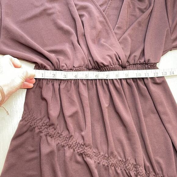 NWT Zara ruched sleeve midi dress - Picture 6 of 9